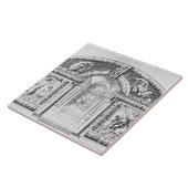 Carreau Conception de grotte "des jardins de Wilton", (Côté)