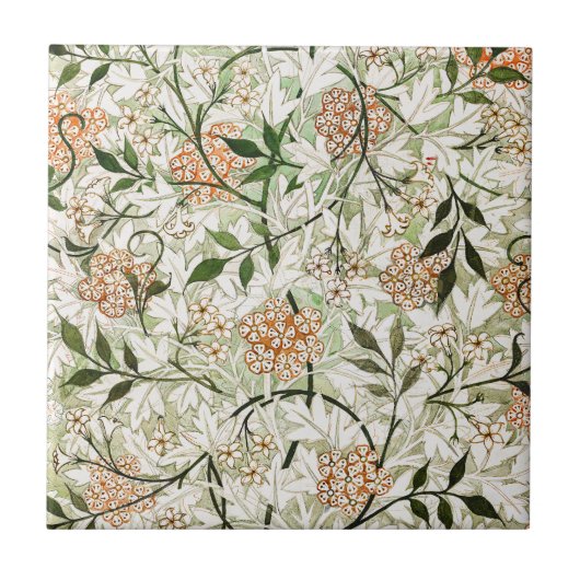 Carreau Conception de jardin de fleurs de jasmin de Willia (Devant)
