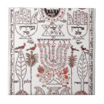 Carreau Conception de Kabbalah<br><div class="desc">Illustration antique et mystérieuse de Kabbalah, de DoverPictura. Trouvez l'image originale chez http://doverpictura.com/collection/0486991636</div>