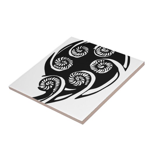 Carreau conception de koru d'aotearoa (Côté)