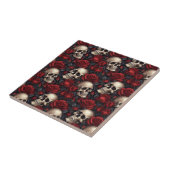 Carreau Conception de la série A Skull and Roses 10 (Côté)