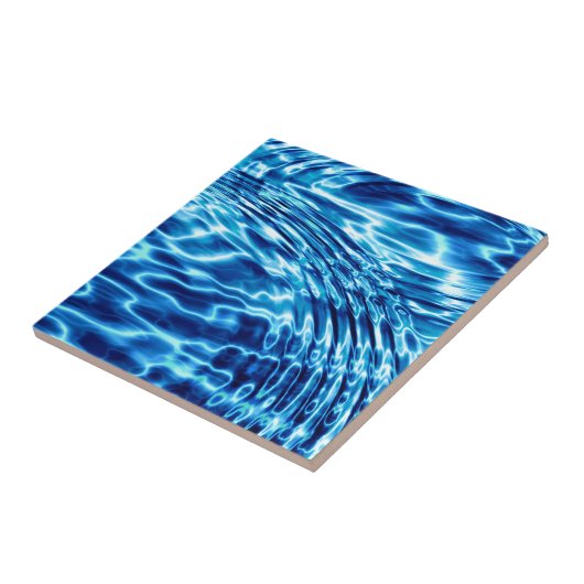 Carreau Conception de l'eau bleue (Côté)