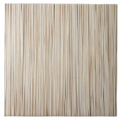 Carreau Conception de lignes brunes abstraites (Devant)