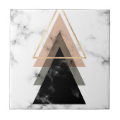 Carreau Conception de marbre en pastel d'impression (Devant)