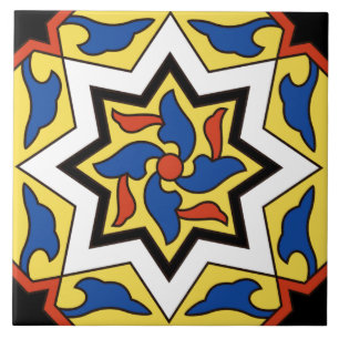 Carreau Conception de mosaïque Vintage de l'île Catalina