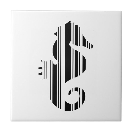 Carreau Conception de motif de code barres de poissons de (Devant)