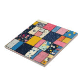 Carreau Conception de Patchwork adorable, Motif Joueur (Côté)