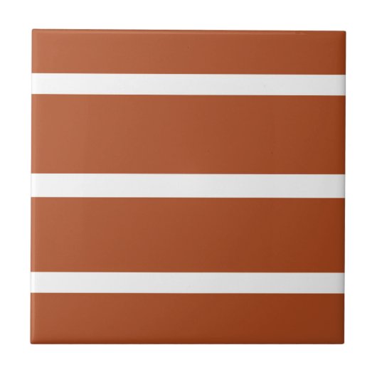 Carreau Conception de rayures marron chocolat (Devant)