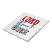 Carreau Conception de t-shirt de foi chrétienne Lord Prote (Côté)