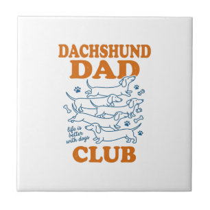 Carreau Conception de T-shirt pour le Club des Papas Dachs
