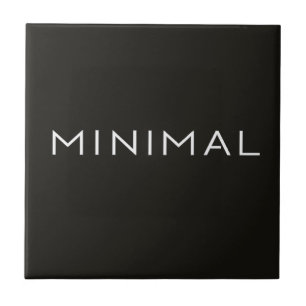 Carreau Conception de texte minimal – Typographie esthétiq