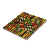 Carreau Conception de tissu Royal Kente en Afrique (Côté)