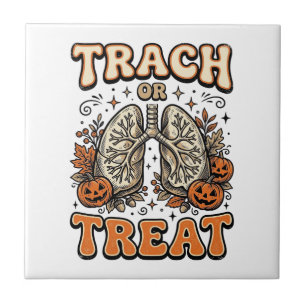 Carreau Conception de trachéotomie pour infirmière Hallowe