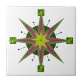 Carreau Conception de travers par boussole (Devant)