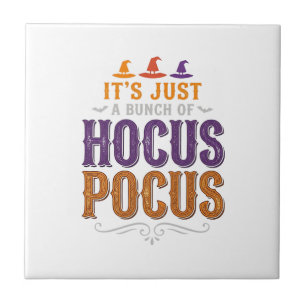 Carreau Conception de typographie Halloween Hocus Pocus vi