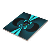 Carreau Conception de voyants cyan et noir de bord coupant (Côté)