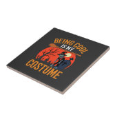 Carreau Conception de zombie de costume étant cool pour Ha (Côté)