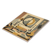 Carreau Conception d'intérieur de milieu de siècle Teintes (Côté)