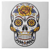 Carreau Conception du crâne peint (Devant)