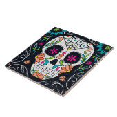 Carreau Conception du crâne peint (Côté)