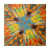 Carreau Conception du sud-ouest abstraite (Devant)