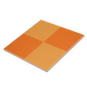 Carreau Conception du vérificateur orange clair et foncé (Côté)