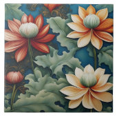 Carreau Conception dynamique de Chrysanthème (Devant)