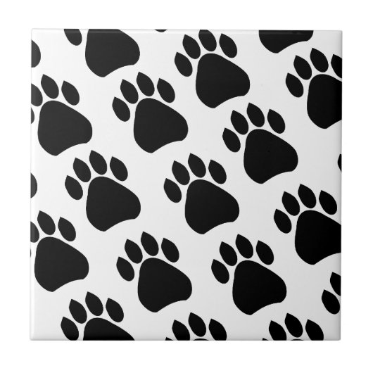 Carreau Conception Empreinte de patte (Devant)