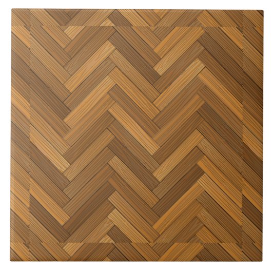 Carreau Conception en bois de plancher de parquet (Devant)