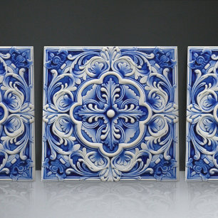 Carreau Conception en céramique à motifs Sapphire Lisbon