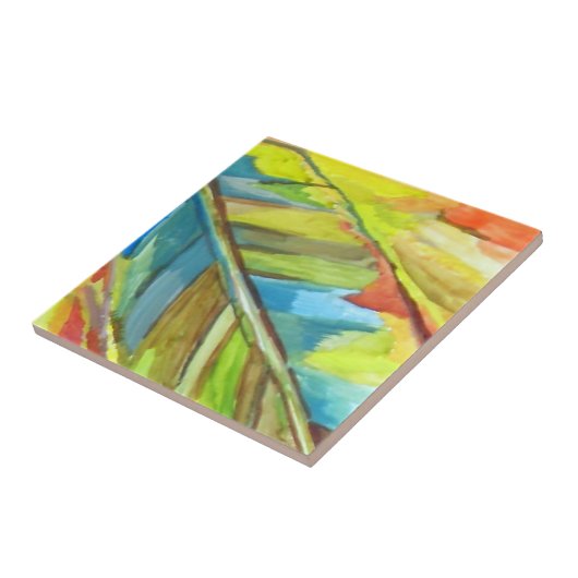 Carreau Conception feuille Abstraite (Côté)