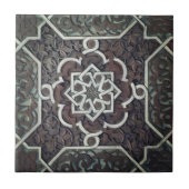 Carreau Conception fleurie de mosaïque d'Alhambra (Devant)