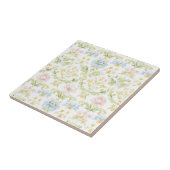 Carreau Conception florale pastel élégante vintage (Côté)