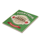 Carreau Conception fraîche d'affiche de rétro ferme (Côté)