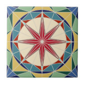 Carreau Conception géométrique colorée (Devant)