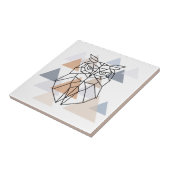 Carreau Conception géométrique de hibou (Côté)