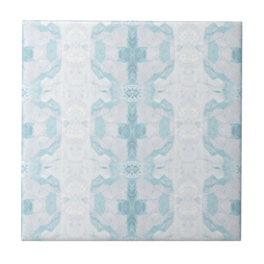 Carreau Conception géométrique diamant aqua turquoise (Devant)