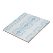 Carreau Conception géométrique diamant aqua turquoise (Côté)