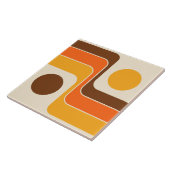 Carreau Conception géométrique du style rétro de la mi-ann (Côté)