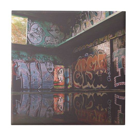 Carreau Conception grunge de graffiti (Devant)