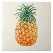 Carreau Conception illustrée d'ananas (Devant)