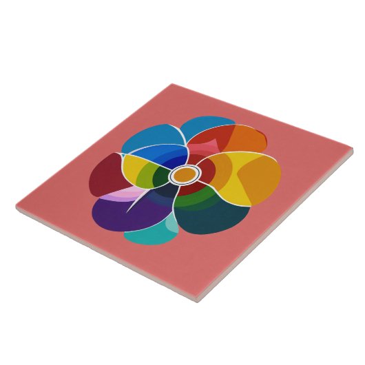Carreau Conception multicolore (Côté)