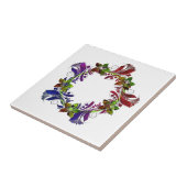 Carreau Conception multicolore florale fraîche (Côté)