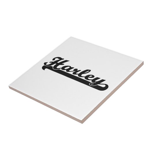 Carreau Conception nommée classique de Harley rétro (Côté)