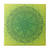 Carreau Conception orientale assez verte (Devant)