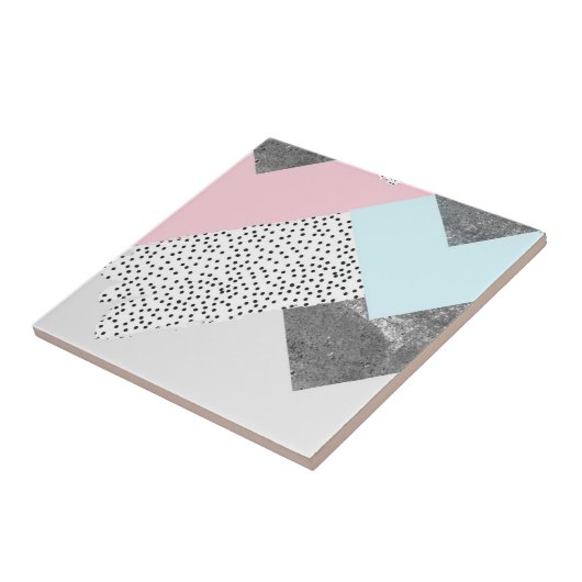 Carreau Conception pointillée par marbre en pastel de (Côté)