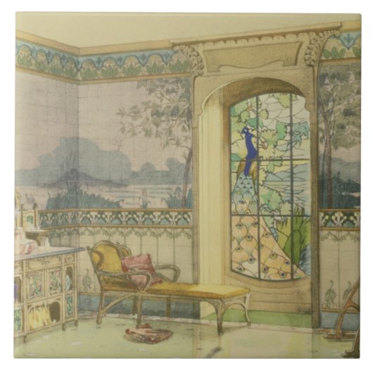 Carreau Conception pour une salle de bains, de "Interieurs (Devant)