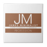 Carreau Conception professionnelle moderne et minimale | B<br><div class="desc">Design moderne et entièrement personnalisable. Un grand modèle pour une variété de professions ou d'organisations,  éditez comme vous voulez!</div>