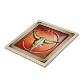 Carreau Conception rustique de cuir de Faux de klaxons de (Côté)