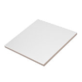 Carreau Conception simple blanche personnalisée Ajouter un (Côté)